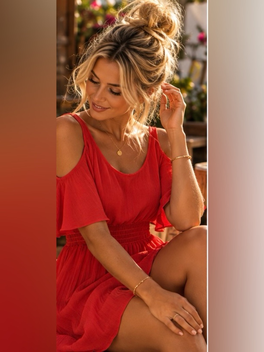 Guess Cold Shoulder Dress